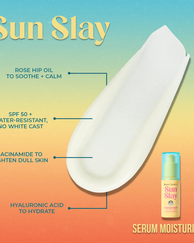 BEAUTY CREATIONS - SUN STAY CONTIENEN BLOQUEADOR SOLAR SPF50 🧴☀️