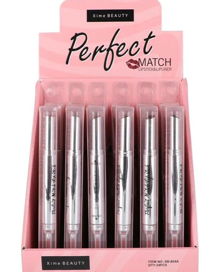 XIME BEAUTY - Perfect Match Lipstick & LipLiner (Tonos Brown)