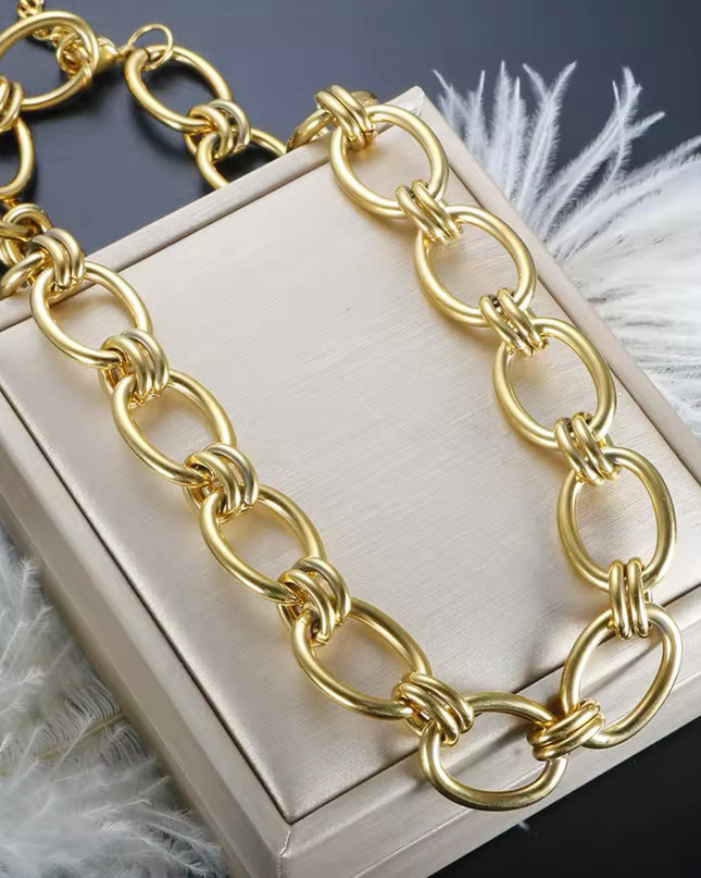 JOYERIA - Collar de Cadena Punk 1pc