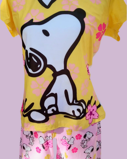 PIJAMA CAPRI - SNOOPY BLOSSOM 🌸