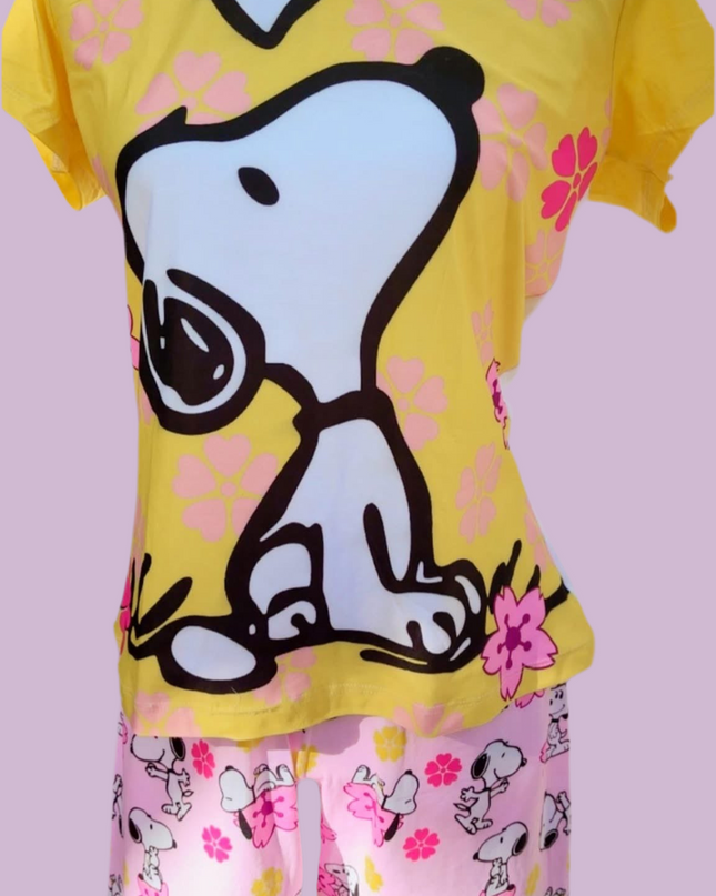 PIJAMA CAPRI - SNOOPY BLOSSOM 🌸