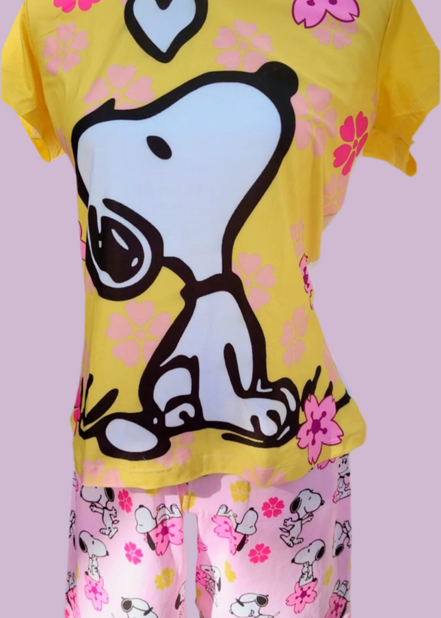 PIJAMA CAPRI - SNOOPY BLOSSOM 🌸
