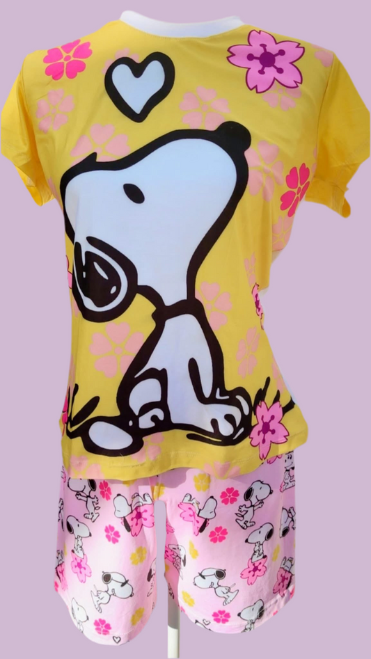 PIJAMA CAPRI - SNOOPY BLOSSOM 🌸