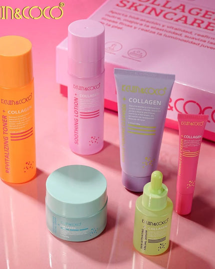 KEVIN AND COCO - COLECCIÓN DE SKINCARE “COLLAGEN” 6pcs