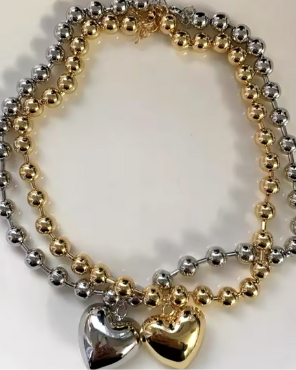 JOYERIA - Collar de Corazón 1pc