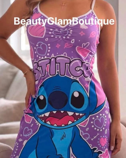 PIJAMA - HAPPY STICHH BATA 💙💜