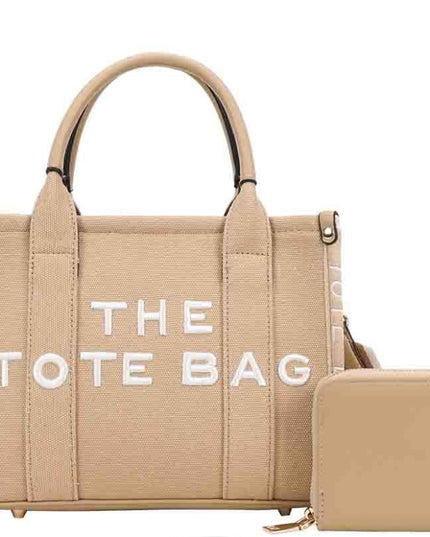 THE TOTE BAG WITH WALLET / INSPIRED BY MARC JACO-BS (KHAKI) - SIZE MEDIUM