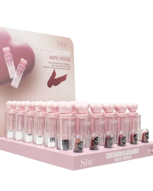 S.HE - HeartBeat Moment Matte Lipstick