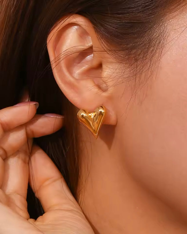 JOYERIA - Aretes de Corazón