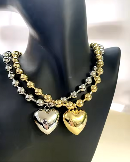 JOYERIA - Collar de Corazón 1pc