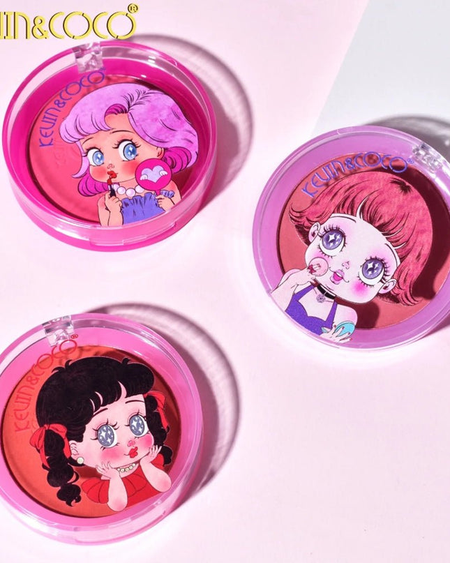 KEVIN & COCO - Blush Powder Girly Super Pigmented 🎀