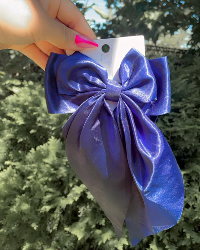 Lazo Coquette - Completamente Satinado (Tamaño Grande) 1pc