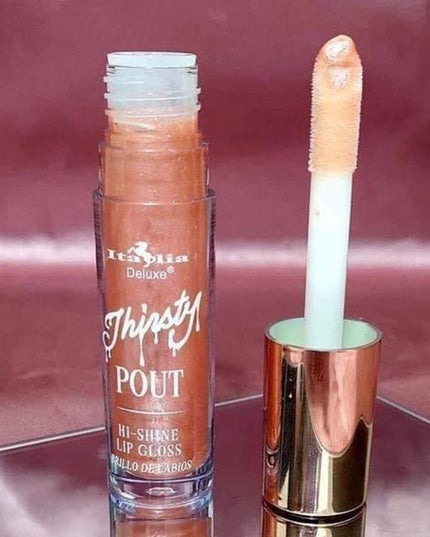 ITALIA DELUXE - THIRSTY POUT / POUT HI-SHINE GLOSS