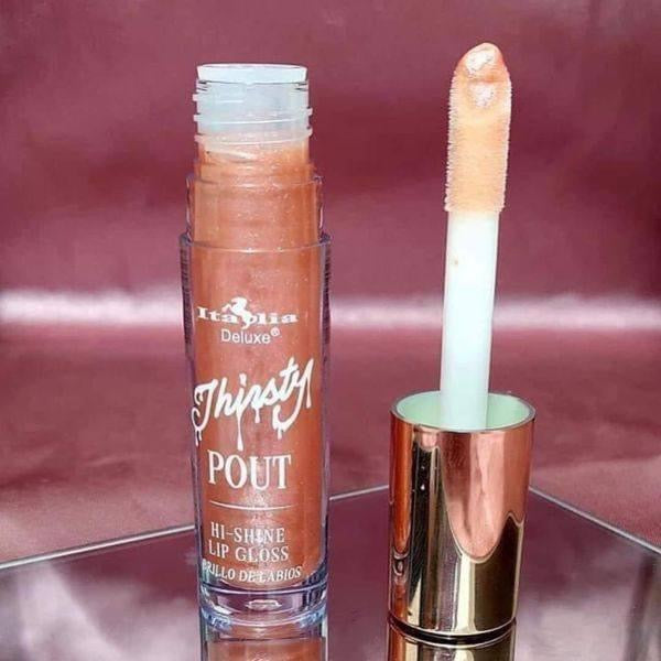 ITALIA DELUXE - THIRSTY POUT / POUT HI-SHINE GLOSS