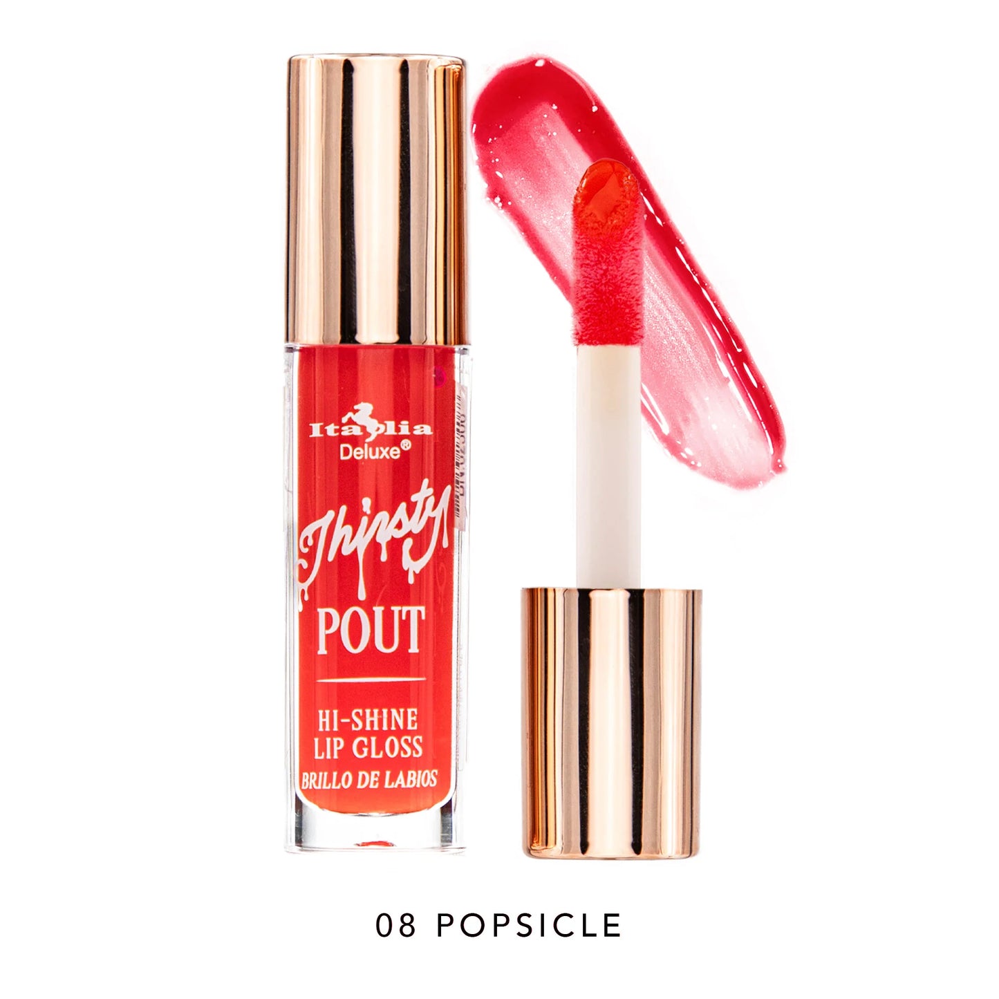 ITALIA DELUXE - THIRSTY POUT / POUT HI-SHINE GLOSS