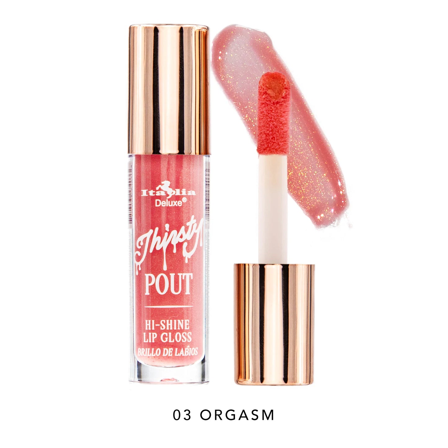 ITALIA DELUXE - THIRSTY POUT / POUT HI-SHINE GLOSS