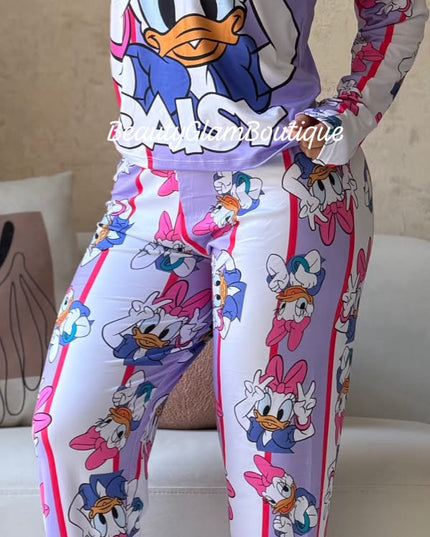 PIJAMA - DAISY PANTALÓN LARGO 💜🩷