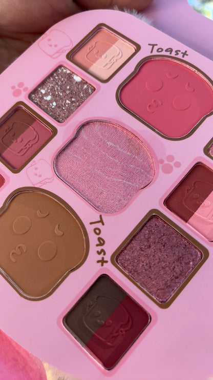 KEVIN & COCO - Paleta de Tostada con Blush+Contour+Highlighter 🍞
