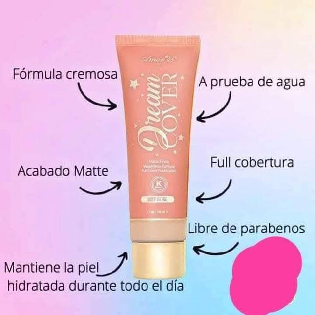 AMORUS - Dream Cover Matte Finish Foundation