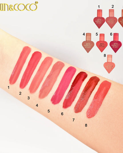 KEVIN & COCO - Love Matte Lip Gloss Set of 8pcs