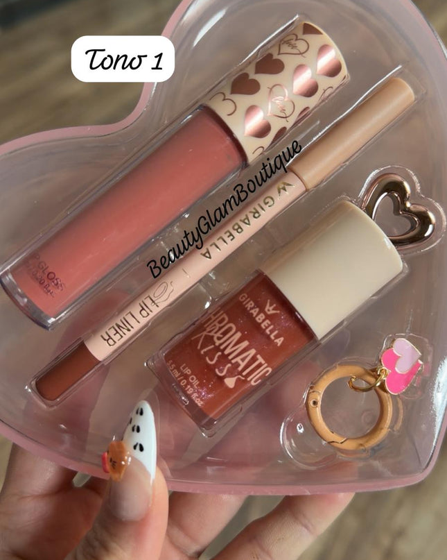 GIRABELLA - Lip Kit Color for You 4pc 👑💖