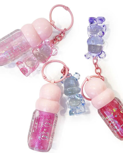 Bear Lipgloss Keychain 🐻