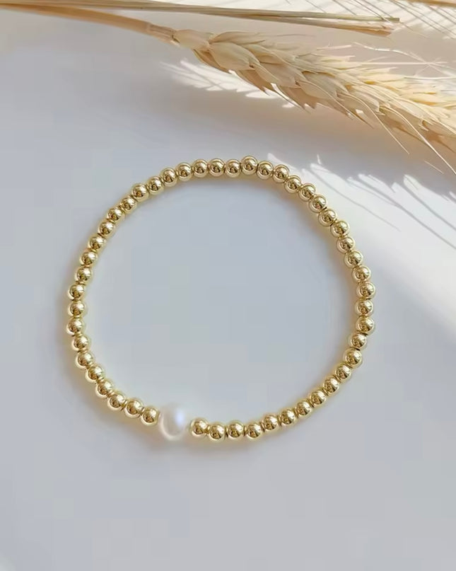 JOYERIA - Pulsera de 1 Perla 1pc