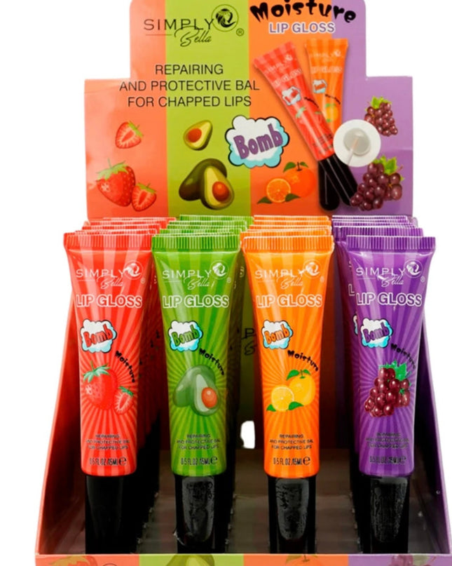 SIMPLY BELLA - BOMB MOISTURE LIP GLOSS REPAIRING