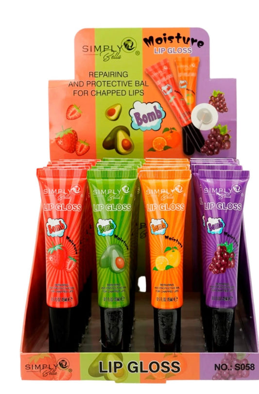 SIMPLY BELLA - BOMB MOISTURE LIP GLOSS REPAIRING