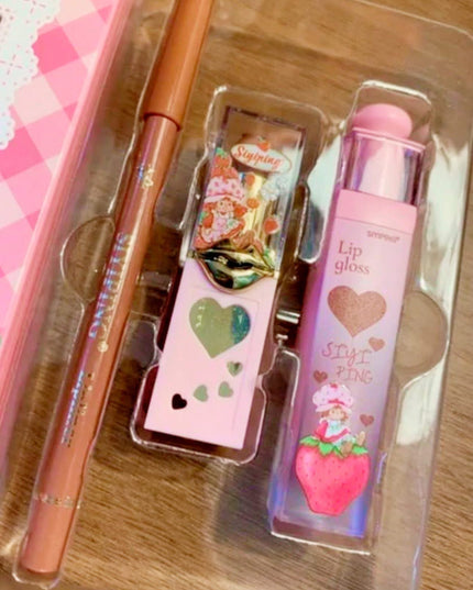 Strawberry Shortcake Set Lipstick, LipGloss & Lip Liner