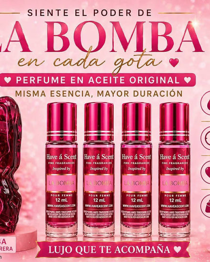 Perfume“LA BOMBA” en Aceite 🦋💖 (ORIGINAL)