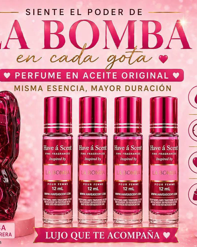 Perfume“LA BOMBA” en Aceite 🦋💖 (ORIGINAL)