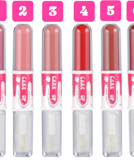 RMT - Cake Pop Liquid Lipstick & Glitter Gloss Topper DUO