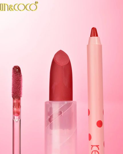 KEVIN & COCO - Sour Candy (Lip Liner + Lipstick + Liquid Lipstick) 3pc 🍭🍬