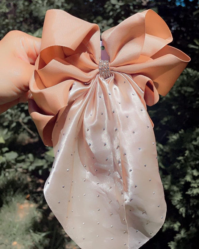 Lazo Coquette - Perlas Satinado (Tamaño Grande) 1pc