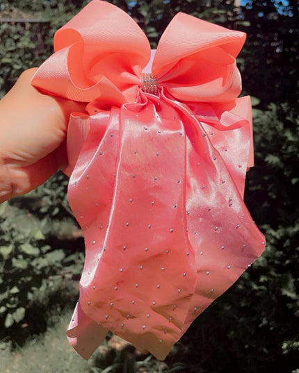 Lazo Coquette - Perlas Satinado (Tamaño Grande) 1pc