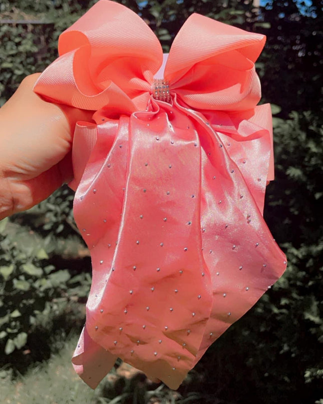 Lazo Coquette - Perlas Satinado (Tamaño Grande) 1pc