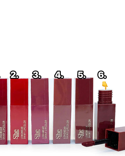 S.HE - Long Wear Shiny Lipcolor