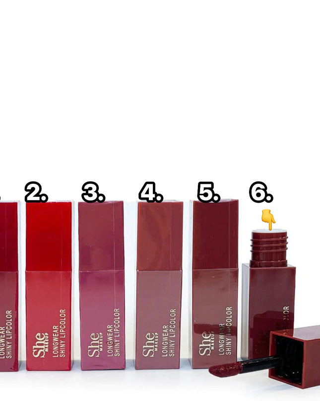 S.HE - Long Wear Shiny Lipcolor