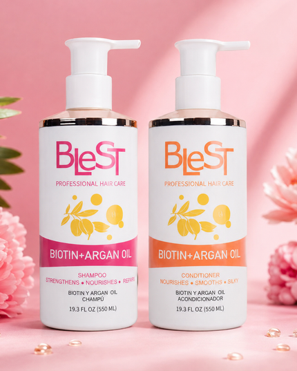 BLEST - Shampoo + Conditioner (Biotin & Argan Oil) Set