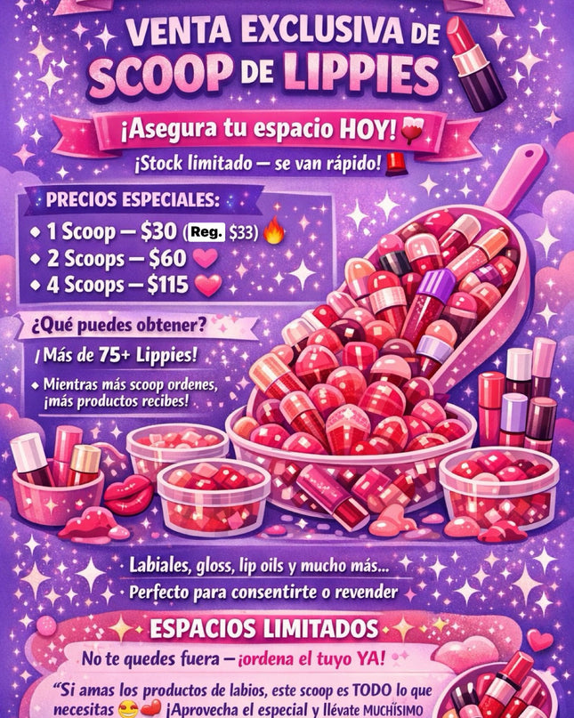 SCOOP DE LABIALES