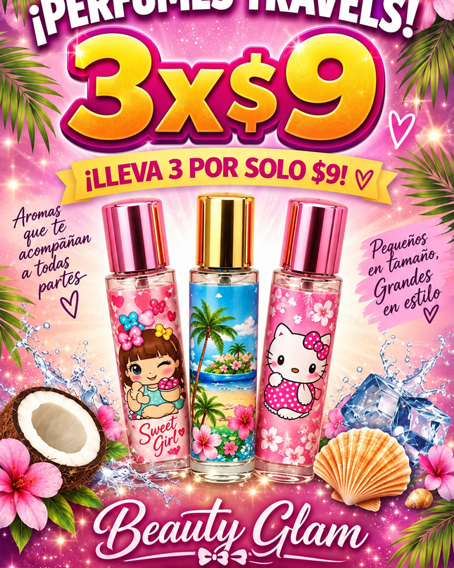 Perfumes Travels (3pc)
