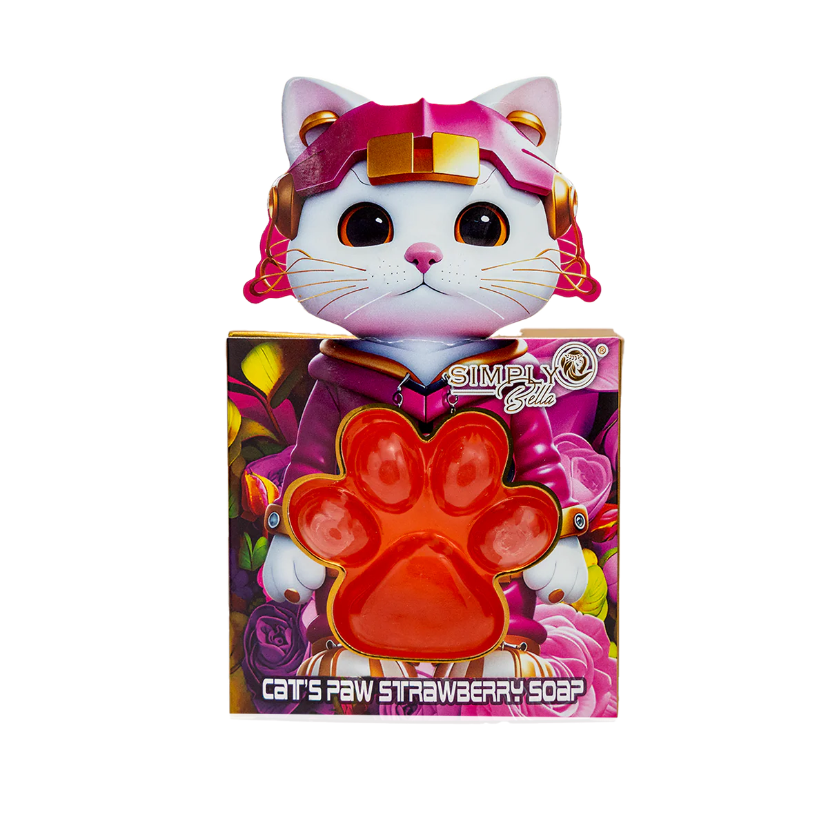 SIMPLY BELLA - Soap Strawberry Cat 🐾🍓