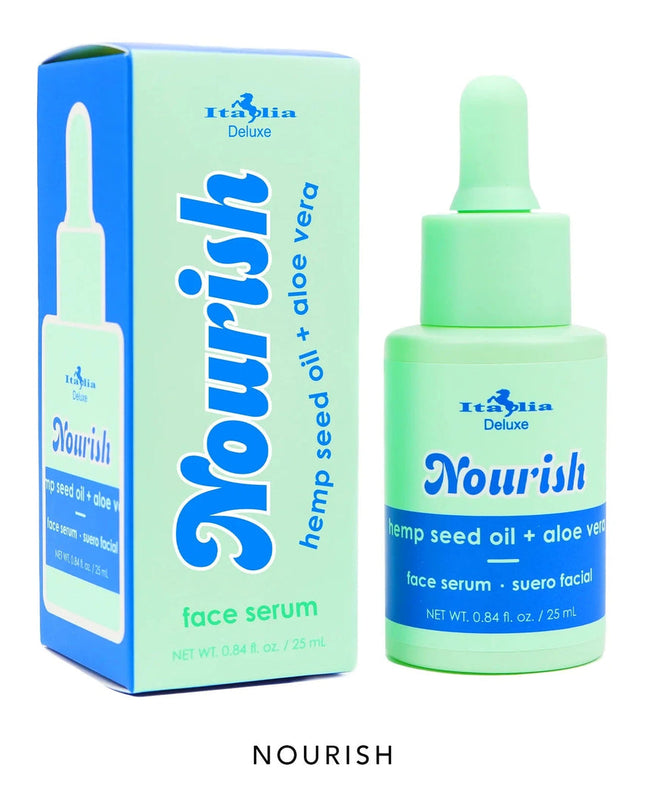 ITALIA DELUXE - Nourish (Hemp Seed Oil + Aloe Vera) Face Serum