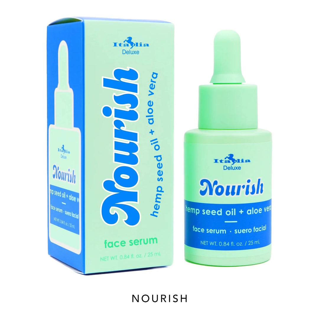 ITALIA DELUXE - Nourish (Hemp Seed Oil + Aloe Vera) Face Serum