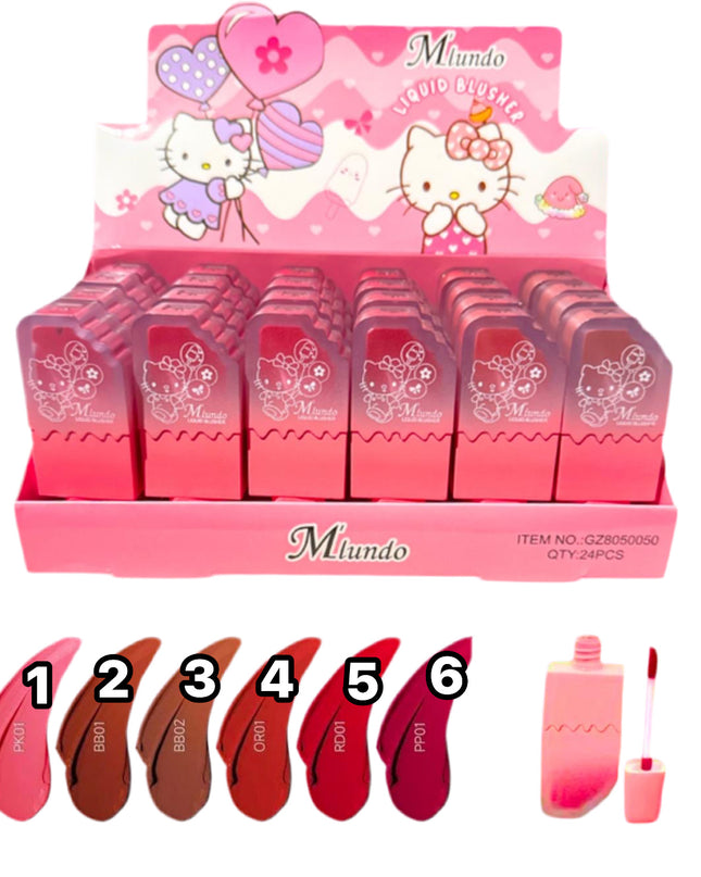 SANRIO - H/Kitty Blush Liquid High Pigmentation (Ice Cream Lollipop)