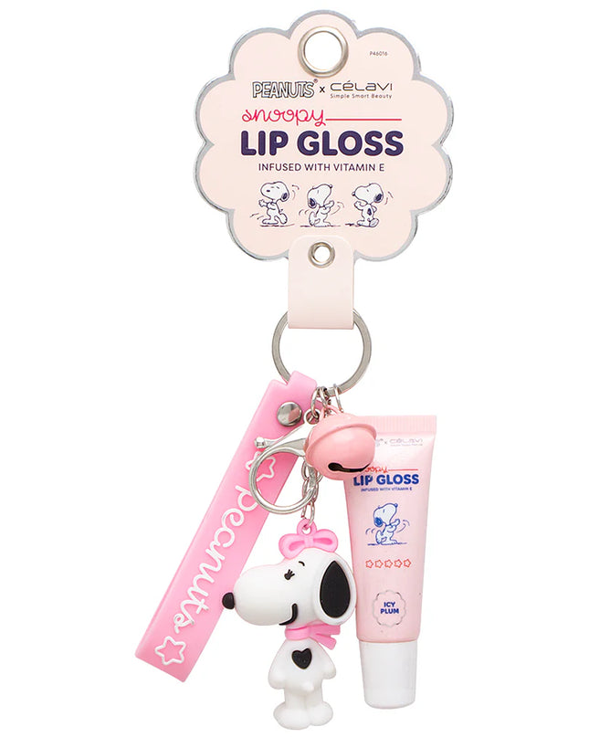 SNOOPY - Keychain + Lip Gloss with Vitamin E