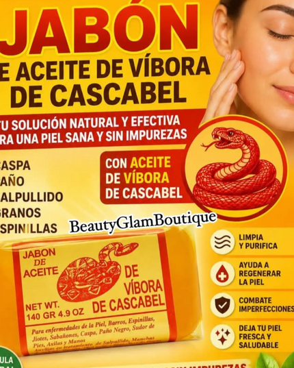 SOAP DE ACEITE - VÍBORA DE CASCABEL 🐍