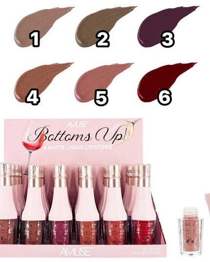 AMUSE - BOTTOMS UP MATTE LIQUID LIPSTICK