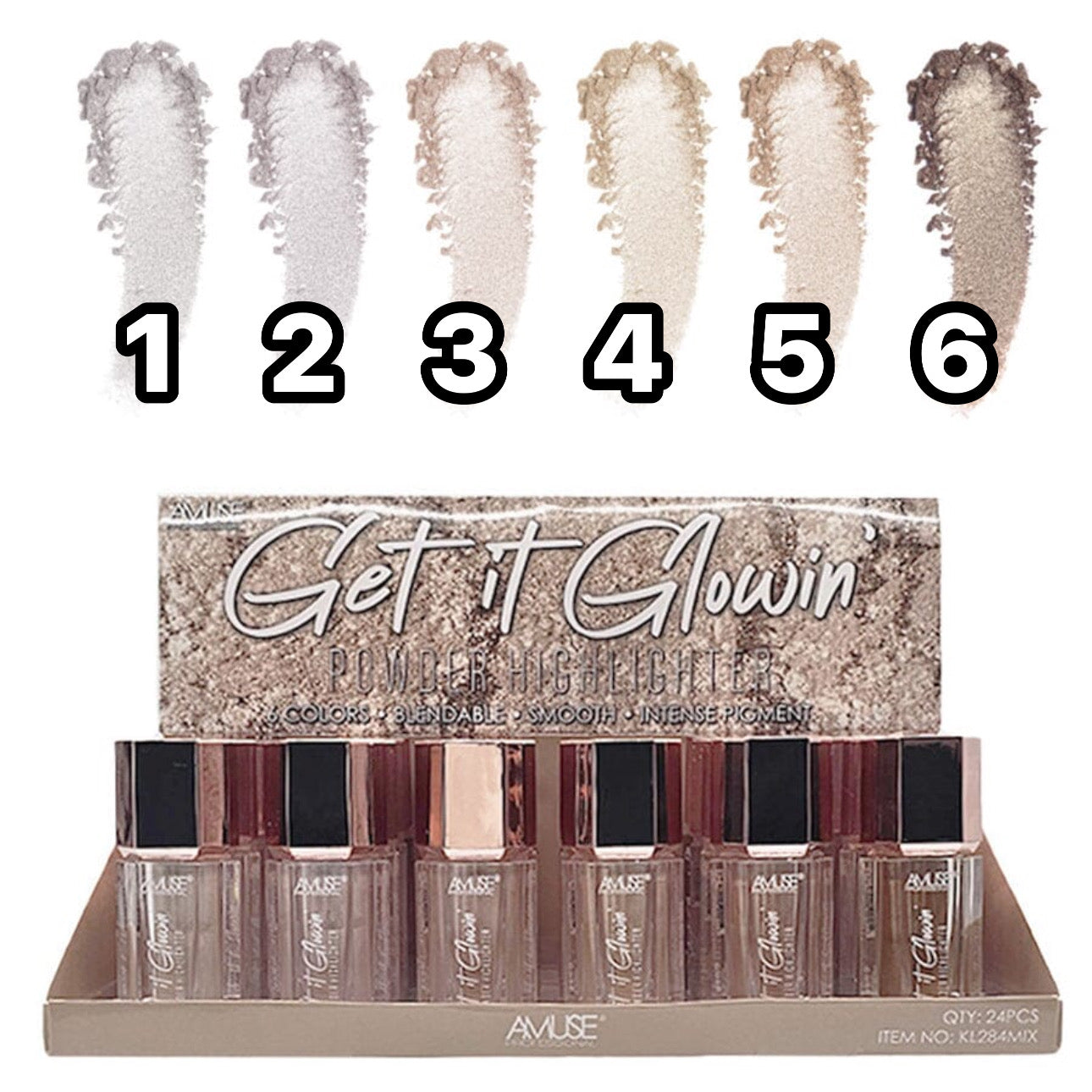 AMUSE - GET IT GLOWIN POWDER HIGHLIGHTER